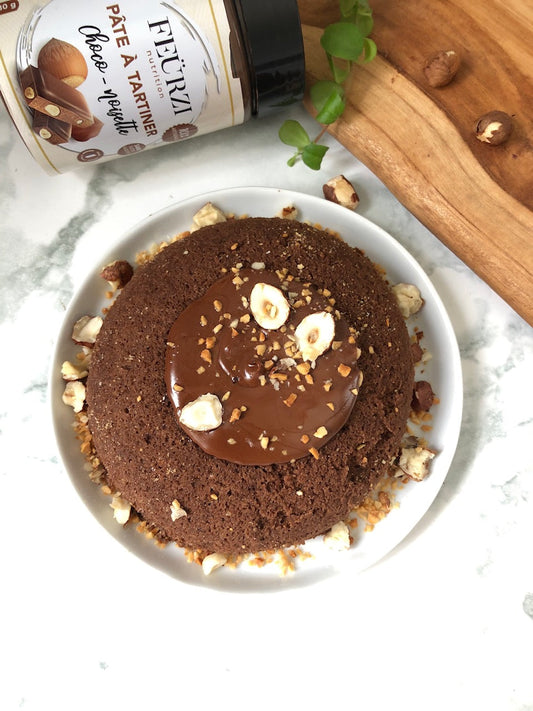 Moelleux choco-noisette healthy