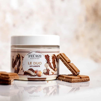 Pâte à tartiner lait et noisette Le Duo 250g